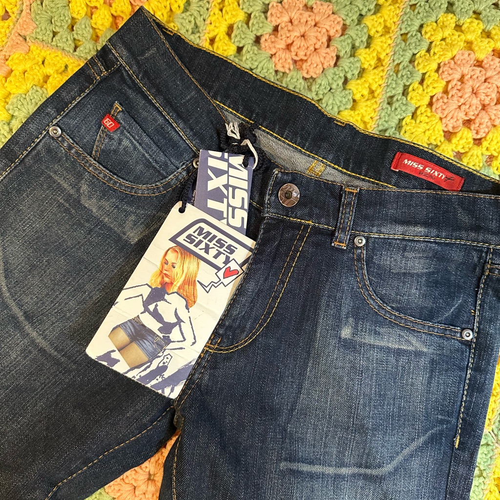 Miss Sixty Blue High Rise Jeans Classic Style